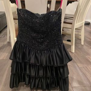 Black sequence Dress